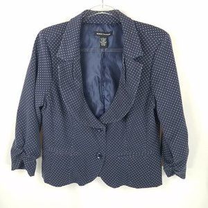 Mason Thomas jacket‎ navy with white dots L
